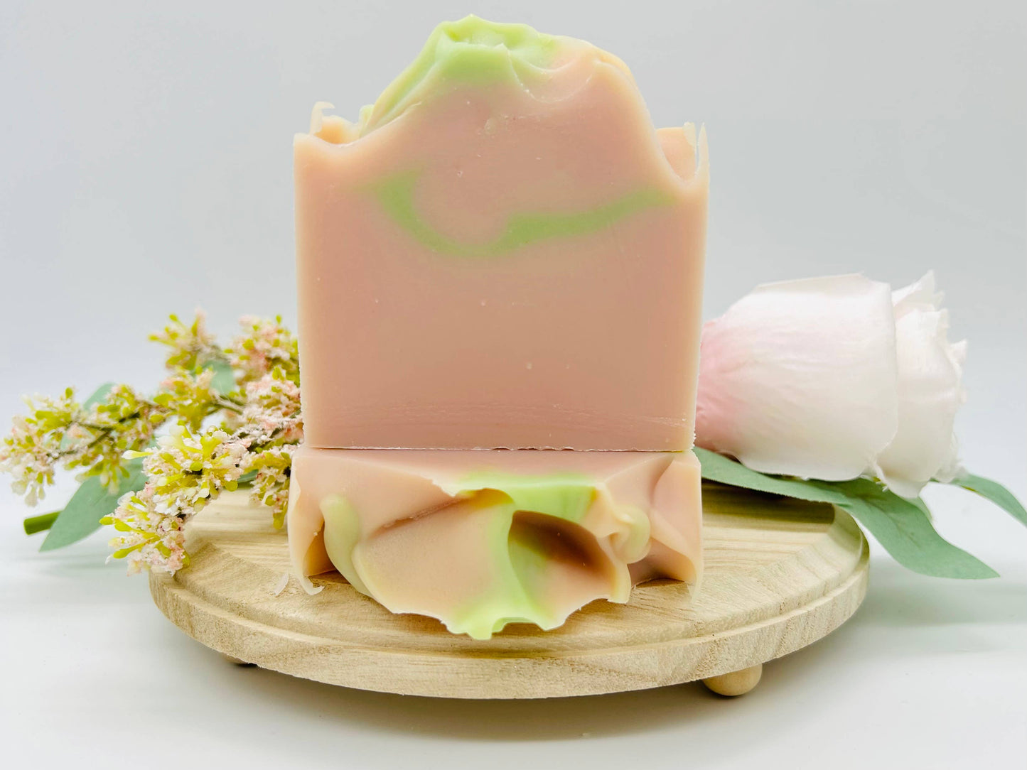 SARATOGA NATURAL BODY CARE LLC - Cherry Blossom Handmade Soap Bar VEGAN COLD PROCESS