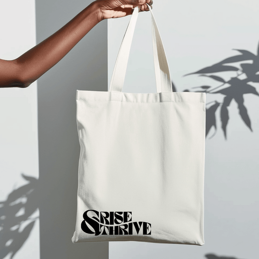 Rise & Thrive Canvas Tote - Beauty Over Age